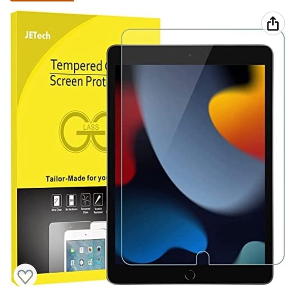 💜 Screen Protector for iPad (10.2-Inch, 2021/2020/2019 Model, 9/8/7 Generation - Picture 1 of 7